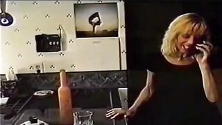 The negro fucks his wife and watches her end in a steamy scene