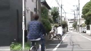 A Japanese girl was betrayed and her boyfriend made a porn movie about it