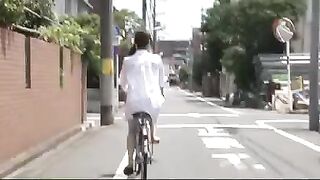 A Japanese girl was betrayed and her boyfriend made a porn movie about it