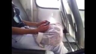 A stunning girl watched as a guy took out his impressive dick and jerked off