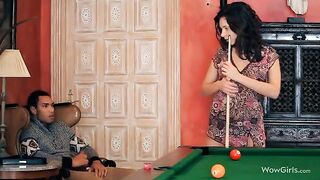 The guy makes cunnilingus to a beautiful sexy girl