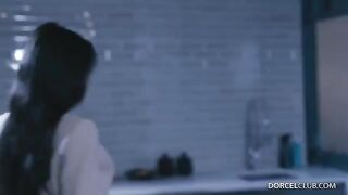 A chick has sex with a stranger while her husband shoots the video