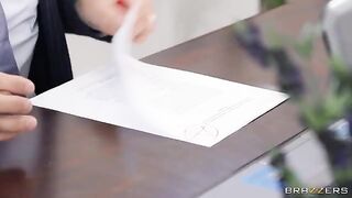 A hot student is fucking with the professor on the table in HD
