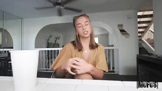 The girl gave a blowjob to the man in the car