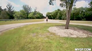 Sex in the park is always great fun