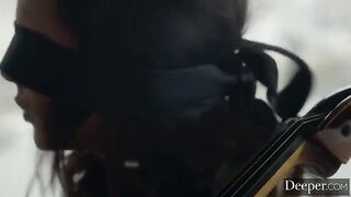 The boss fucked his secretary on the office table
