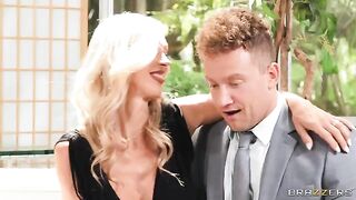 The reunion episode with a hot blondie in a steamy threesome