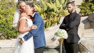 BrideZZilla: A Fuckfest At The Wedding part 3 - hot bride in stockings getting banged hard