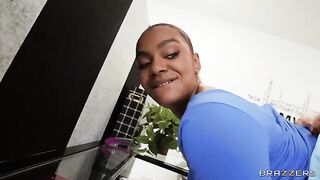 A man is shadowing his workplace slut and watching her getting fucked
