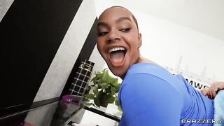 A man is shadowing his workplace slut and watching her getting fucked