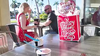 A cock for the wife and a cunt for me on Valentine's Day