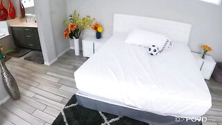 The coach fucked in cum blonde, reminiscent of Camilla Creampie’s style