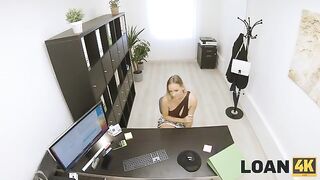 An interview video record of a bold boss-table action in the office