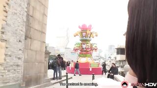 After the breakup, Iku Sakuragi went to Macao and met a new lover in HD