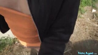 Hot Italian brunette gets picked up on the street and fucked