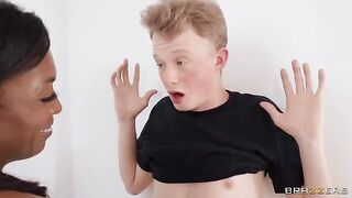 A prankster got a sandwich of sweet pussy in his face