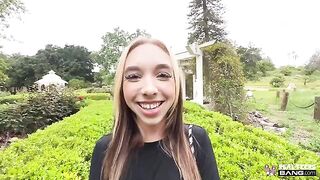 A nice pick-up with a girl from the first person point of view