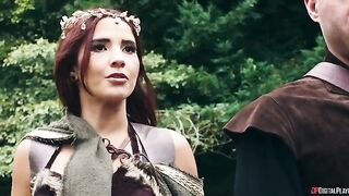 The beautiful girls are celebrating the victory of the Vikings together