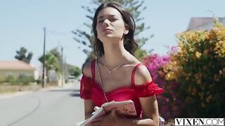 When the mood is romantic, beautiful and sexy babe gets fucked