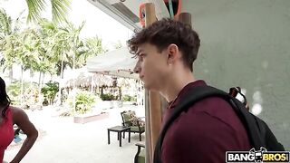 The stepson saw a series with his stepmother and then fucked her