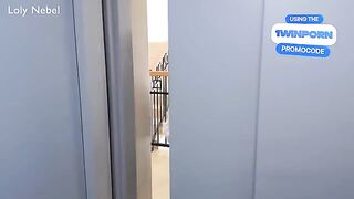 A young girl plays with a vibrator and gets a real orgasm, embodying the sensual energy of Loly Nebel
