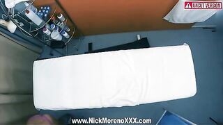 A young girl receives a sensual massage from her handsome masseur in 4K