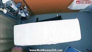 A young girl receives a sensual massage from her handsome masseur in 4K