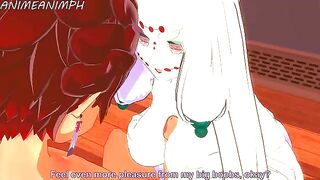 Spider Demon (Mother) fucks with Tanjiro Kamado in an intense 3D uncensored hentai scene