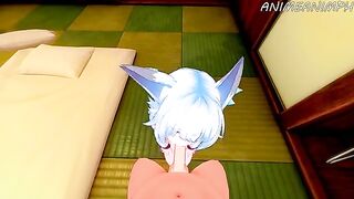 A Redo of Healer Scene 2 - The Wolf Girl's First Time Experience
