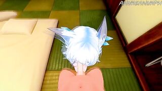 A Redo of Healer Scene 2 - The Wolf Girl's First Time Experience