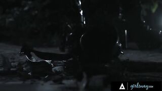 The Thirsty Huntress Bangs Busty Droids in a Post-Apocalyptic World