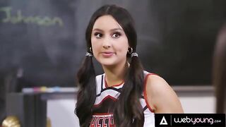 Kendra Spade, Vanna Bardot, and Eliza Ibarra in a wild detention scene
