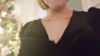 The cute French girl prepares a dessert for her boyfriend