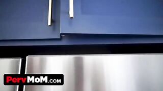 Stepmom helps her stepson with his erection problem