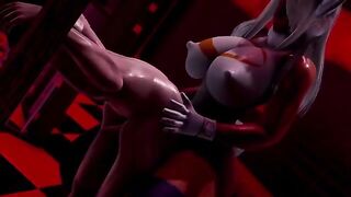 Futa Mirko gets her huge cock sucked and fucked by a guy