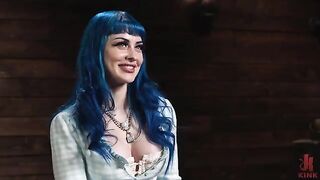 A sexy woman embodies power and passion in an intense scene