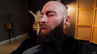 A blowjob should be done gently, without forcing the cock in the throat