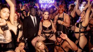 Sex on the playground, a wild role-playing session in latex