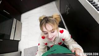 Young girl with a pierced pussy from the first view