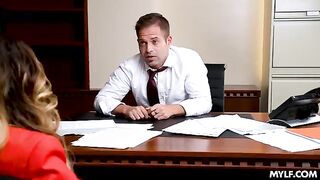 A super fat BBW is fucking in the office with colleagues
