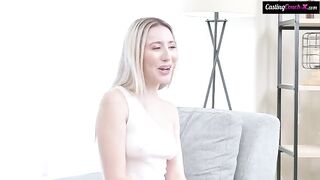 Cute girl has a hard time with intense sex, reminiscent of rough castings