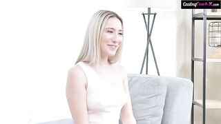 Cute girl has a hard time with intense sex, reminiscent of rough castings