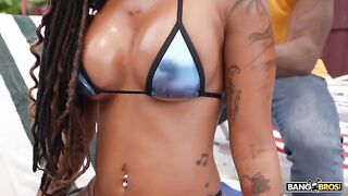 Her mouth is black and it suits her best