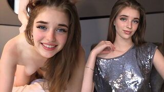 Ukrainian beauty has an intense threesome audition with three guys who take her hard