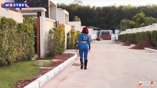 She loves to have rough sex while dressed in a costume, showcasing her wild side