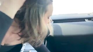 Public creampie with a cheating wife vibe