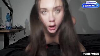 No mercy for her pussy - a man fucked her hard and fast