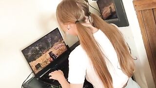 The pretty girl has a hot sex with her stepson