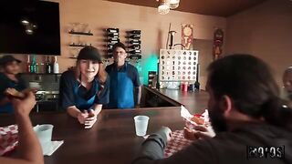 Who hasn't tried sex behind the garage? The girls provoke on the street