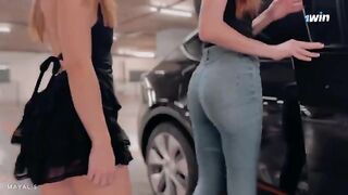 Can the hood hold two cute 18-year-olds with big asses?